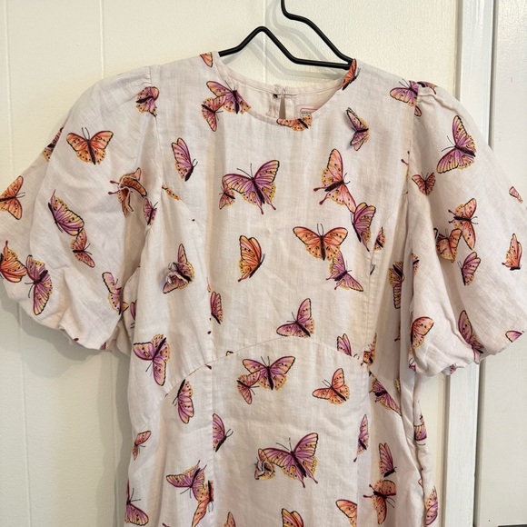Banjanan Garcia butterfly linen dress M - Picture 4 of 12